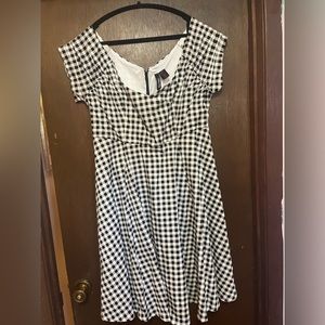 Torrid size 16 retro chic gingham dress